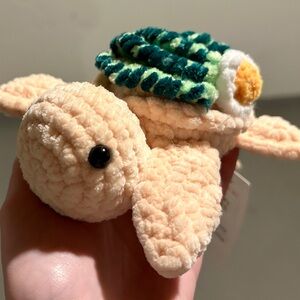 Avocado Toast Sea Turtle with Egg - Handmade